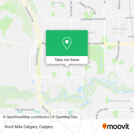 Roof Max Calgary map