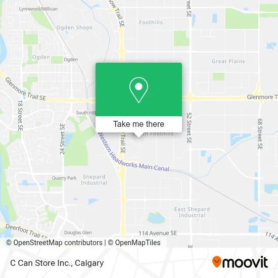 C Can Store Inc. map