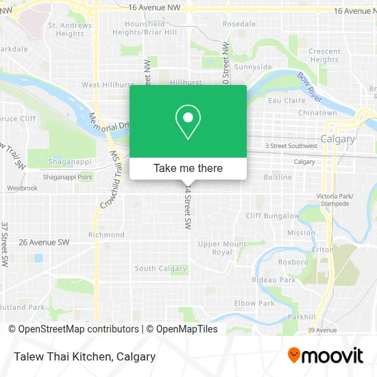 Talew Thai Kitchen plan