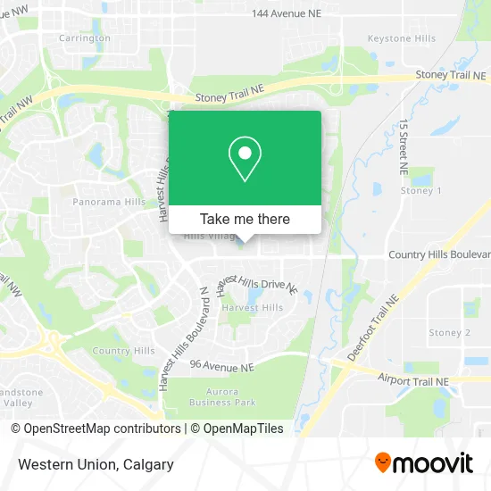 Western Union map