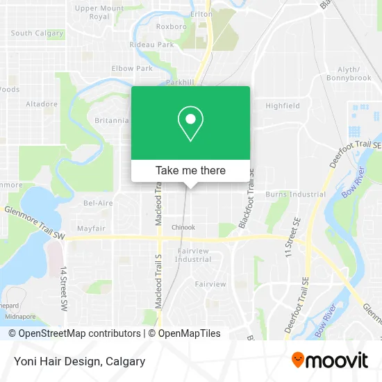 Yoni Hair Design map