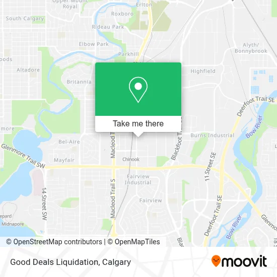 Good Deals Liquidation map