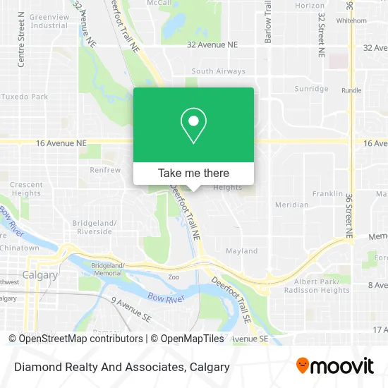 Diamond Realty And Associates map