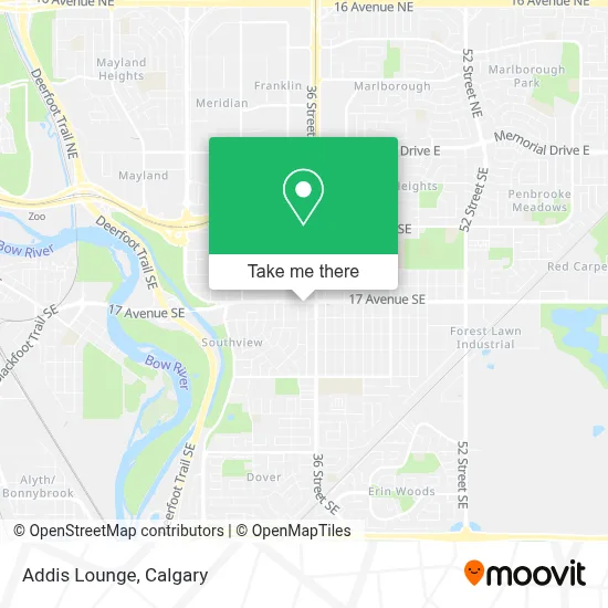 Addis Lounge map