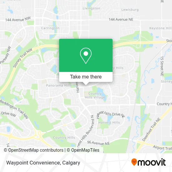 Waypoint Convenience map