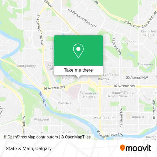 State & Main map