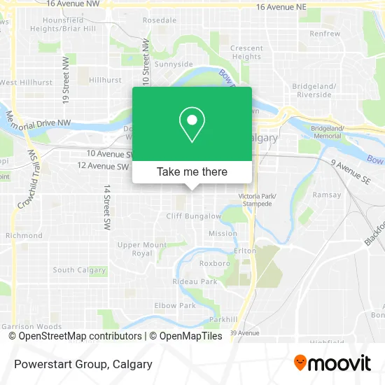 Powerstart Group map