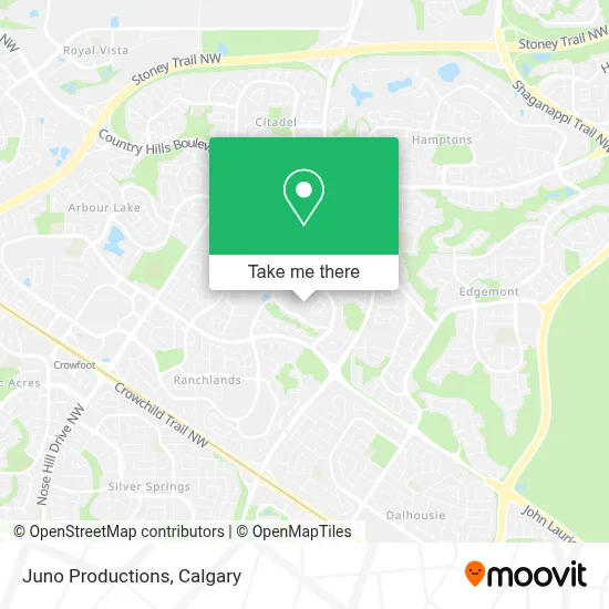 Juno Productions map