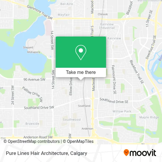 Pure Lines Hair Architecture map