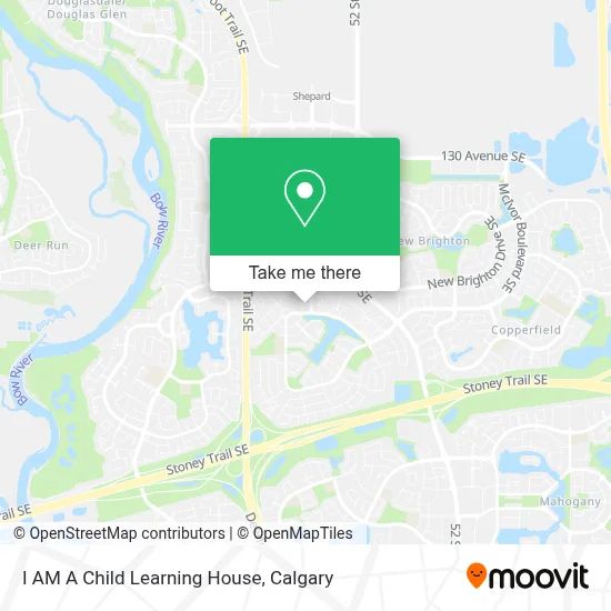I AM A Child Learning House map