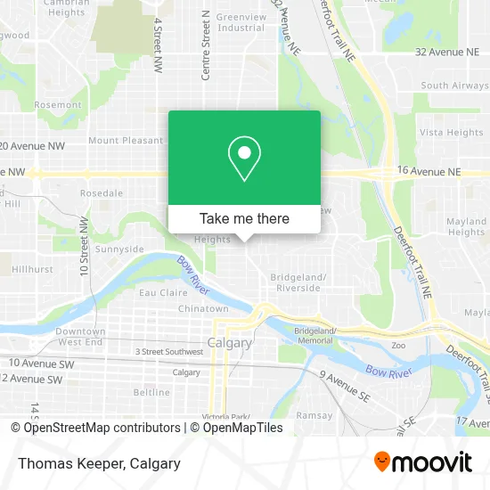 Thomas Keeper map
