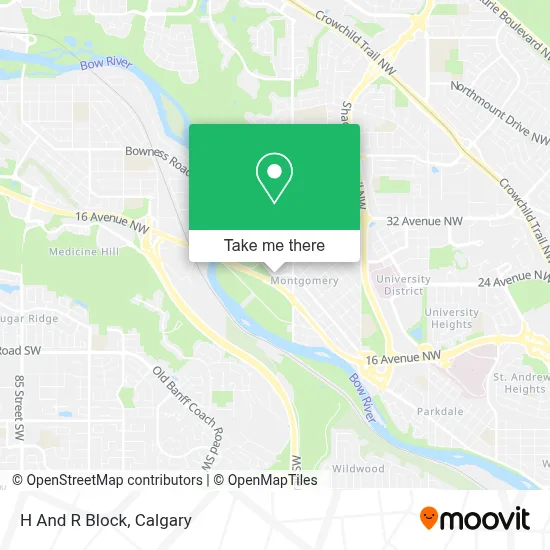 H And R Block map