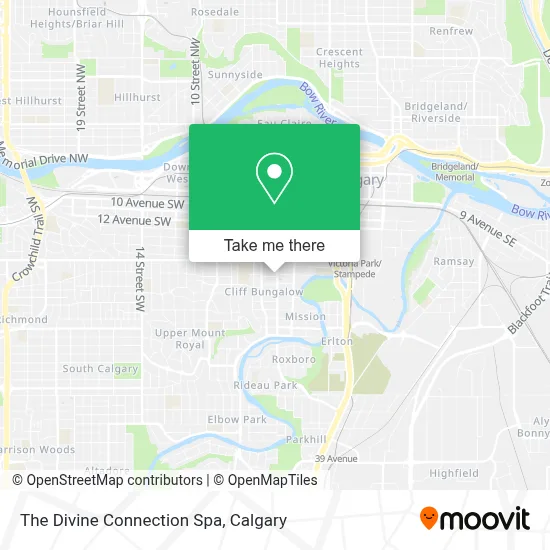 The Divine Connection Spa map