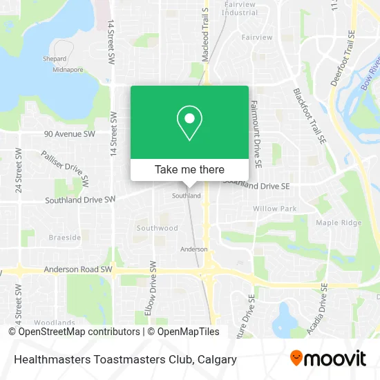 Healthmasters Toastmasters Club map
