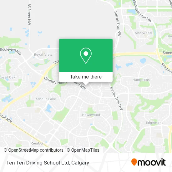 Ten Ten Driving School Ltd map