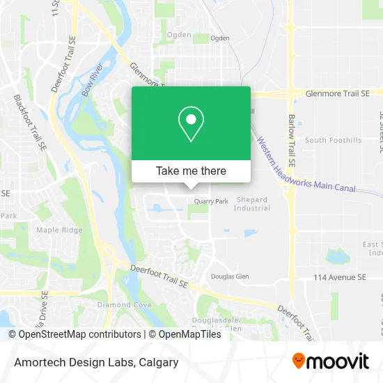 Amortech Design Labs map