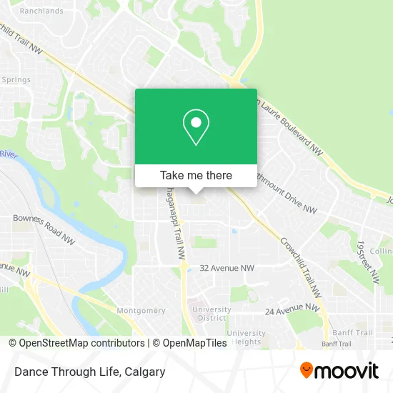 Dance Through Life map