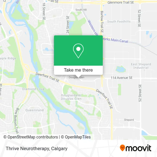 Thrive Neurotherapy map