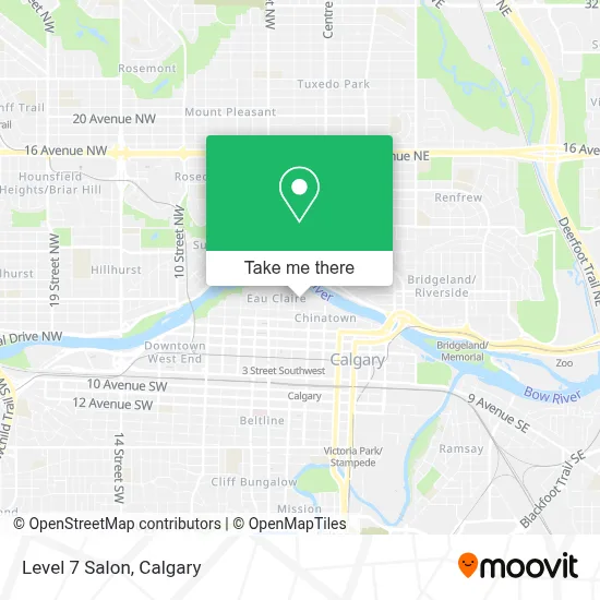 Level 7 Salon map