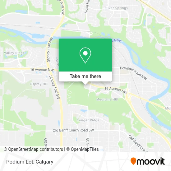 Podium Lot map