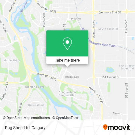 Rug Shop Ltd map