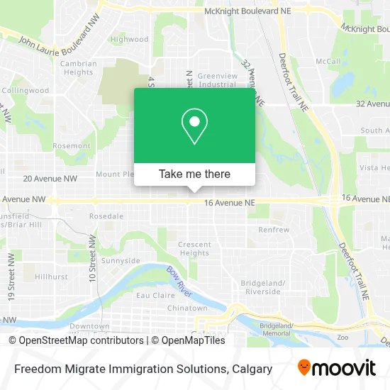 Freedom Migrate Immigration Solutions map