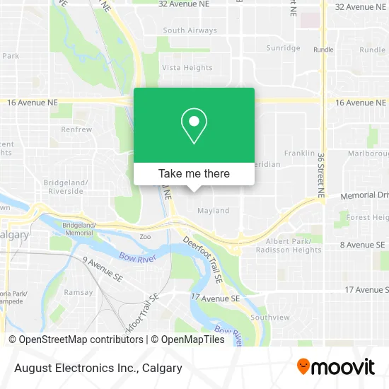 August Electronics Inc. map