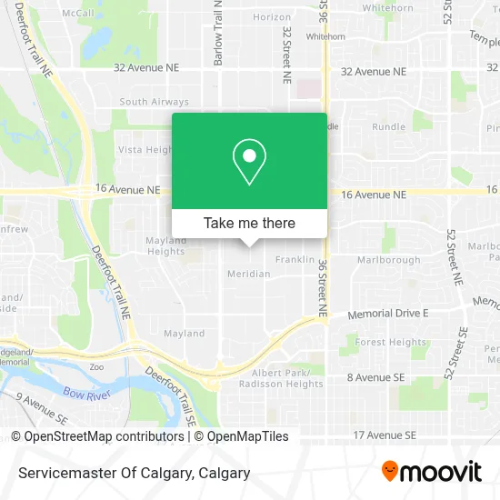 Servicemaster Of Calgary map