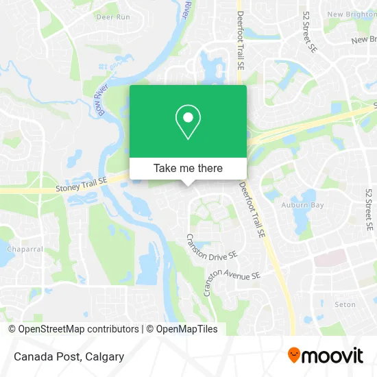 Canada Post map