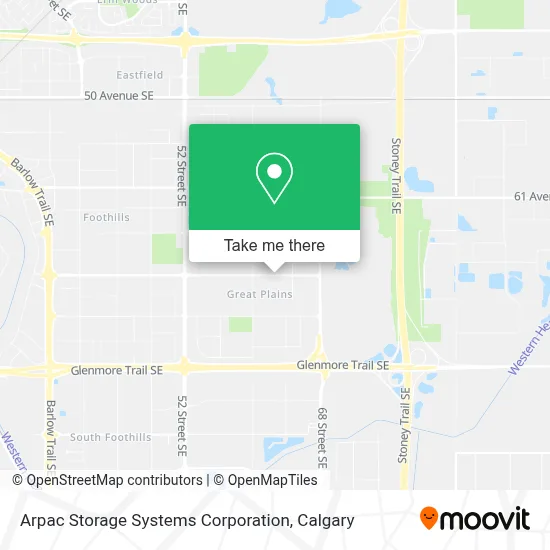 Arpac Storage Systems Corporation map