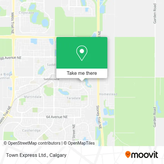 Town Express Ltd. map