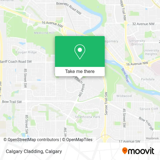 Calgary Cladding map