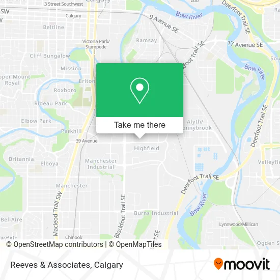 Reeves & Associates map