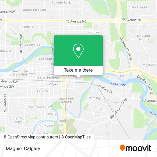Magpie map