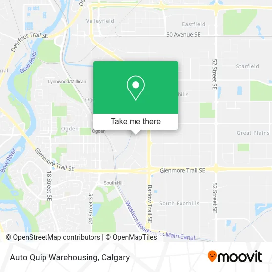 Auto Quip Warehousing map