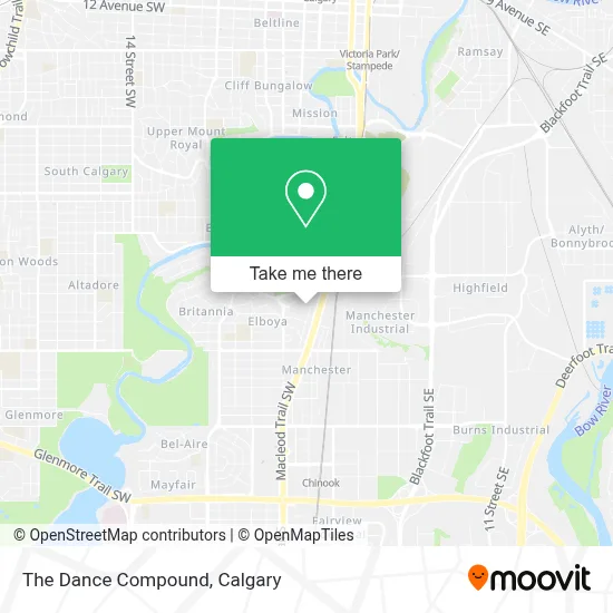The Dance Compound map
