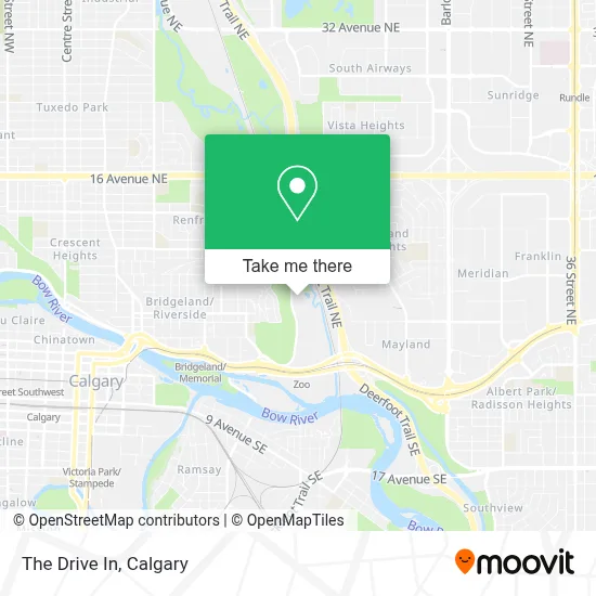 The Drive In map