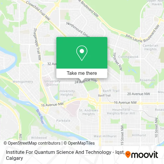 Institute For Quantum Science And Technology - Iqst map
