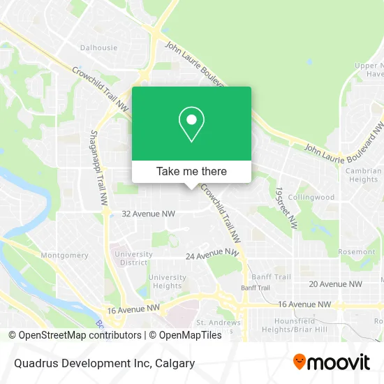 Quadrus Development Inc map