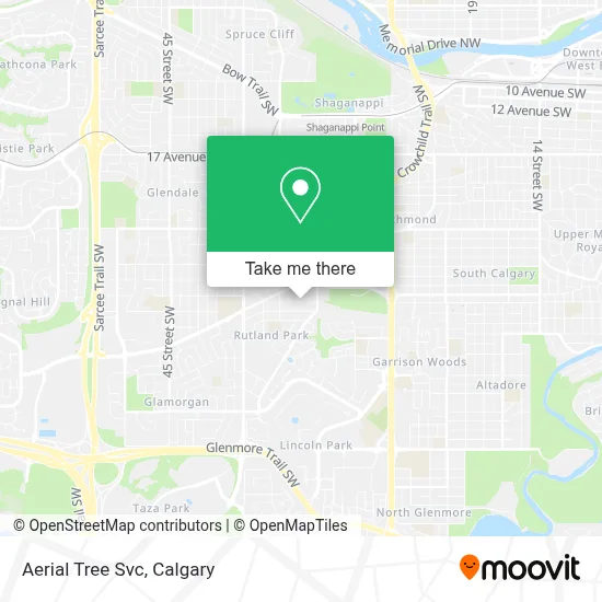 Aerial Tree Svc map