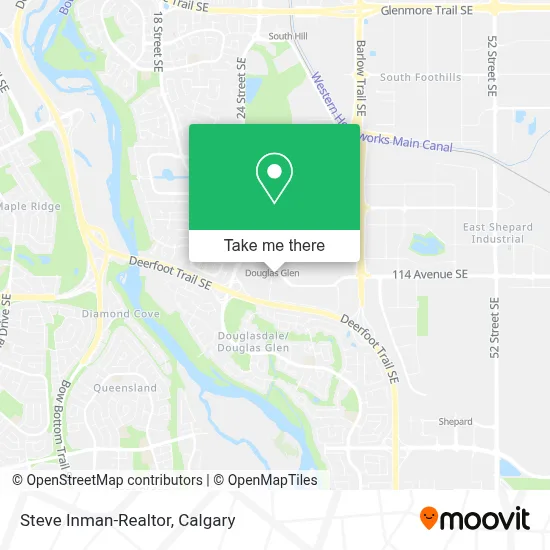 Steve Inman-Realtor map