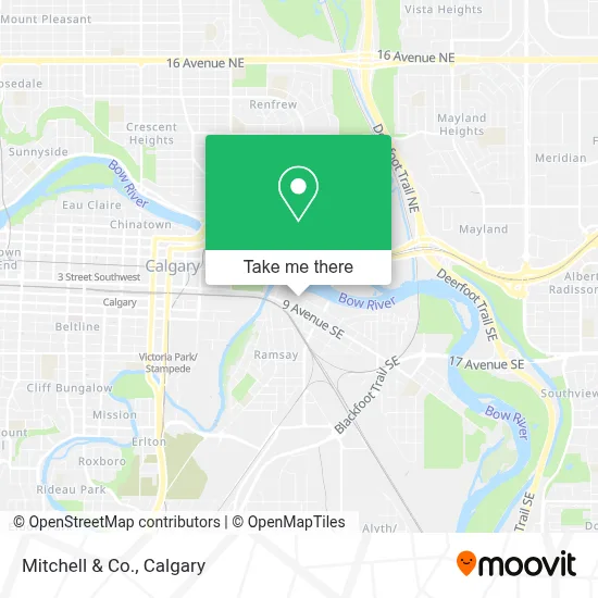 Mitchell & Co. map