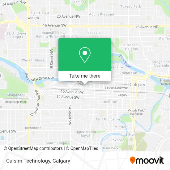 Calsim Technology map