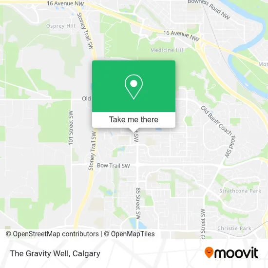 The Gravity Well map