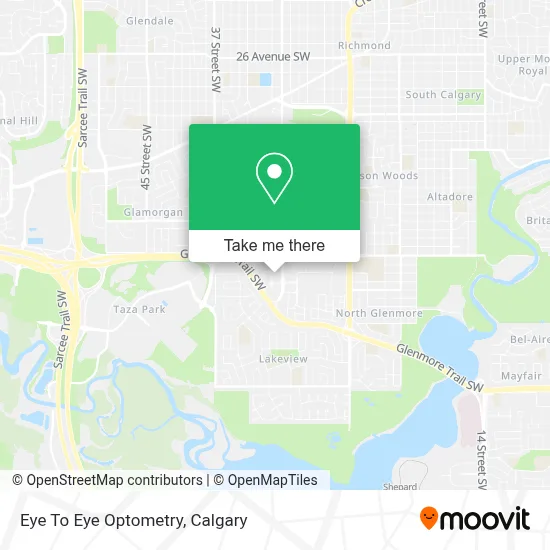 Eye To Eye Optometry map