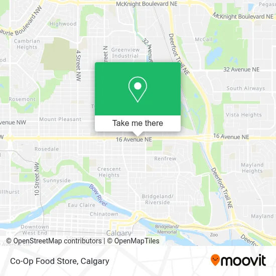 Co-Op Food Store map