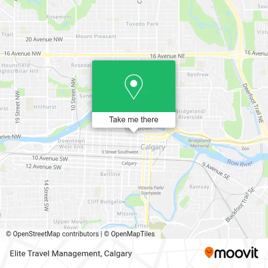 Elite Travel Management map