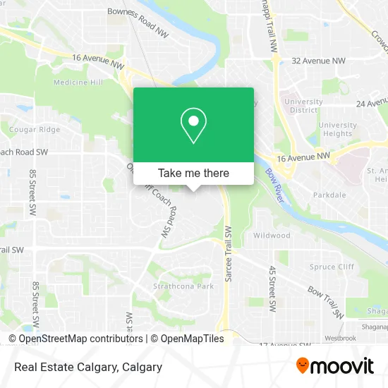 Real Estate Calgary map