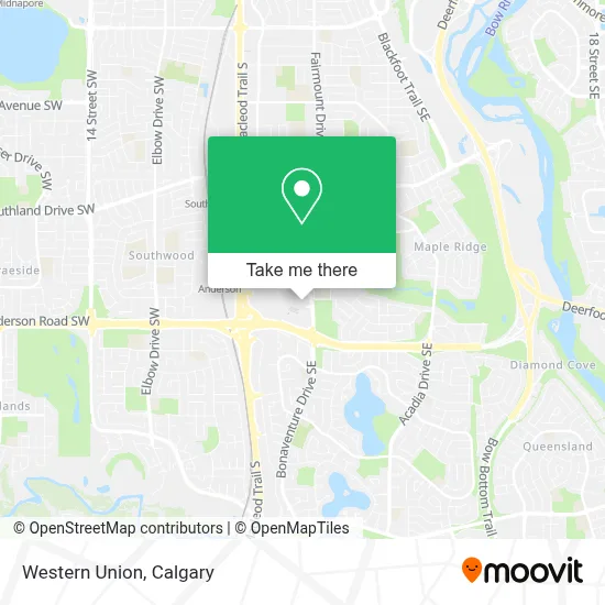 Western Union map