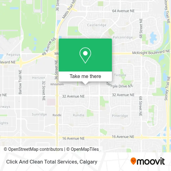 Click And Clean Total Services map
